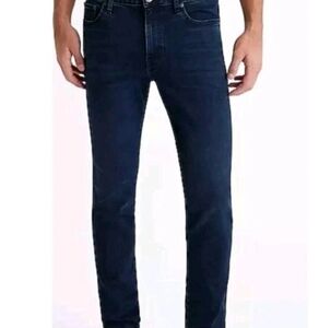 Pre Loved Express Hyper Stretchy Slim Straight Dark Wash Jeans Size 30 X 32